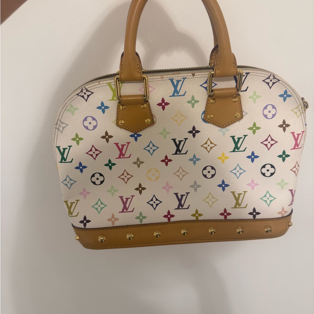 Louis Vuitton Authentic multicolor Monogram Alma in White - Picture 2 of 8